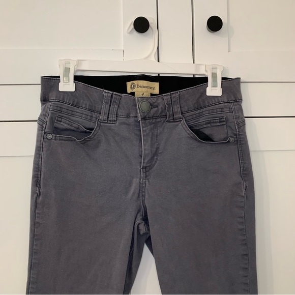 Democracy Ab Technology Gray Skinny Jeans Size 4 - Picture 2 of 7